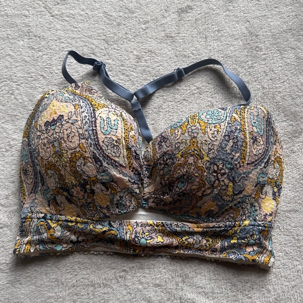 Body By Victoria Uplift No Wire Lace Bra 34D